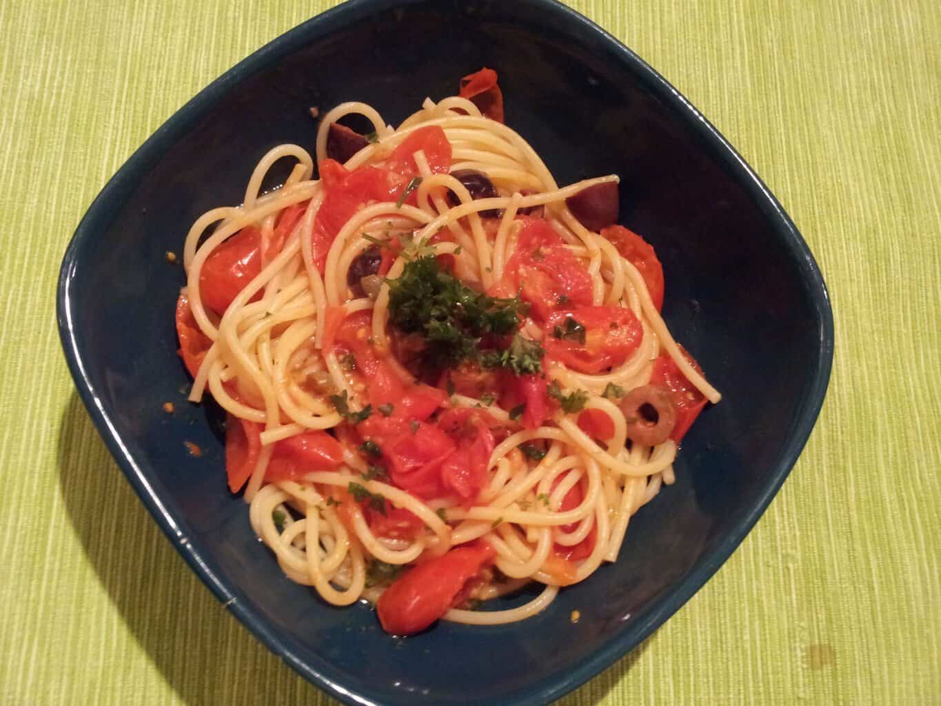 Spaghetti alla puttanesca - Recette24